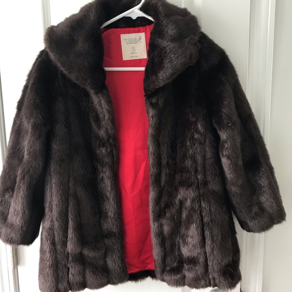77 kids by American eagle Children’s faux fur coat